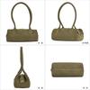 New high-end baguette bag fashionable leather women's bag casual versatile underarm bag women's handbag commuting