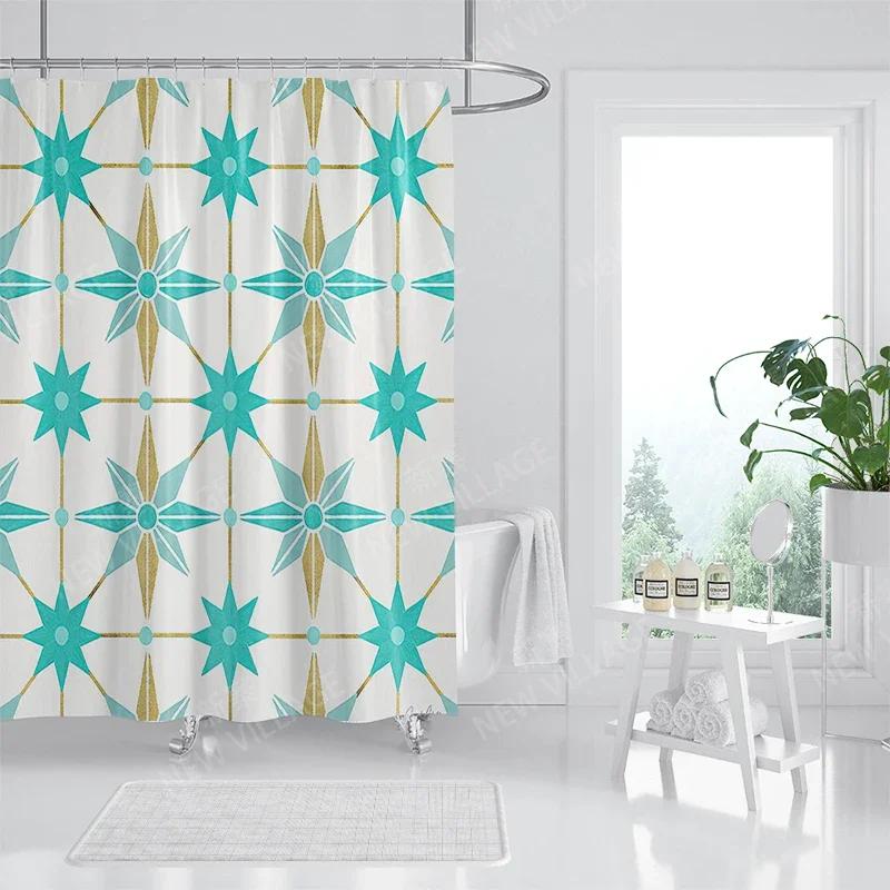 Waterproof Fabric Shower Curtains Bathroom Curtain Accessories Bath Curtain for Shower 180x200cm 240*200 Anime Boho Decoration
