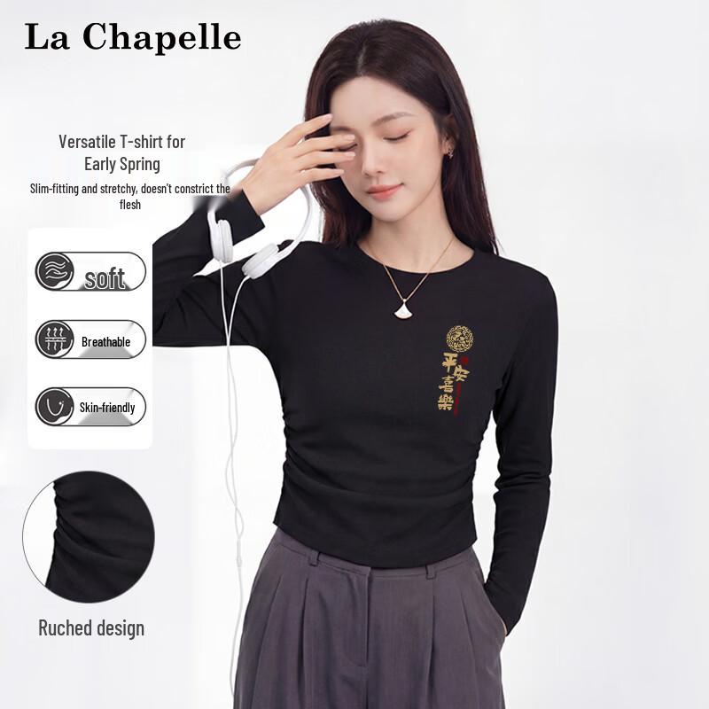 La Chapelle Women s Graphic Long Sleeve T-Shirt XL