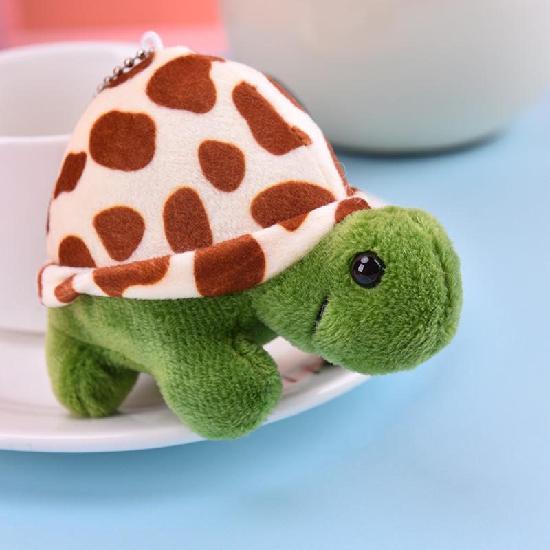 Adorable Plush Turtle Keychain Soft Stuffed Animal Bag Charm Cute Gift