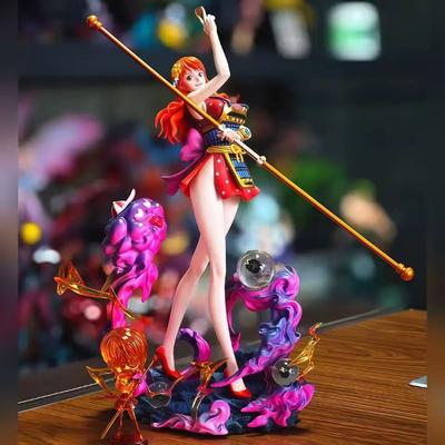 Instock One Piece Anime Figure Nami Figures Ghost Island Samurai Pvc 30cm Lk Studio Statue Collection Model Ornament Gift Toy