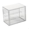 Clear Display Case for Figures Figure Portable Small Toys Container Countertop Modern