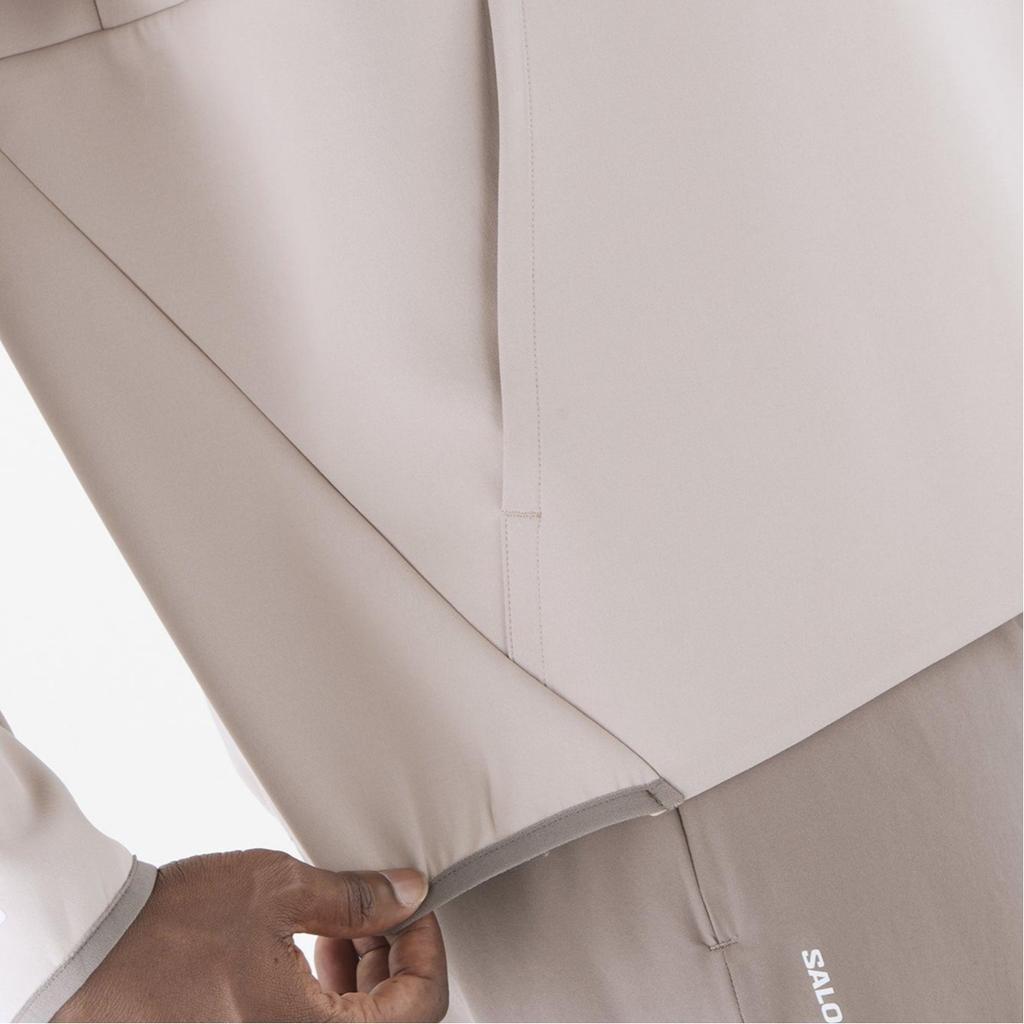 Salomon Warm And Comfortable Everyday Versatile Solid Color Sweatshirt Men Sweatshirt Light-Pink C24213