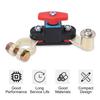 2 Stück Batterieschalter 12V 24V, Batterie-Trennschalter mit verstellbaren Klemmen, Batterie-Ausschalter für Auto