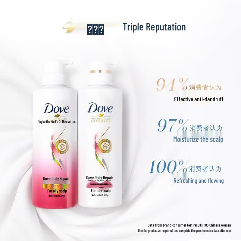 Dove Daily Nourishing Repair Shampoo Duo Pack