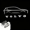 2Pcs Car Door Emblem LED Light Welcome Lamp Laser Proiector For Volvo S80 V90 S60L V60 V40 XC40 XC60 XC90 POLESTAR 2012-2026