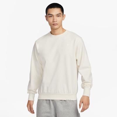 Nike Sweatshirts Men s Light Ivory White Crew Neck Moderate Other XL