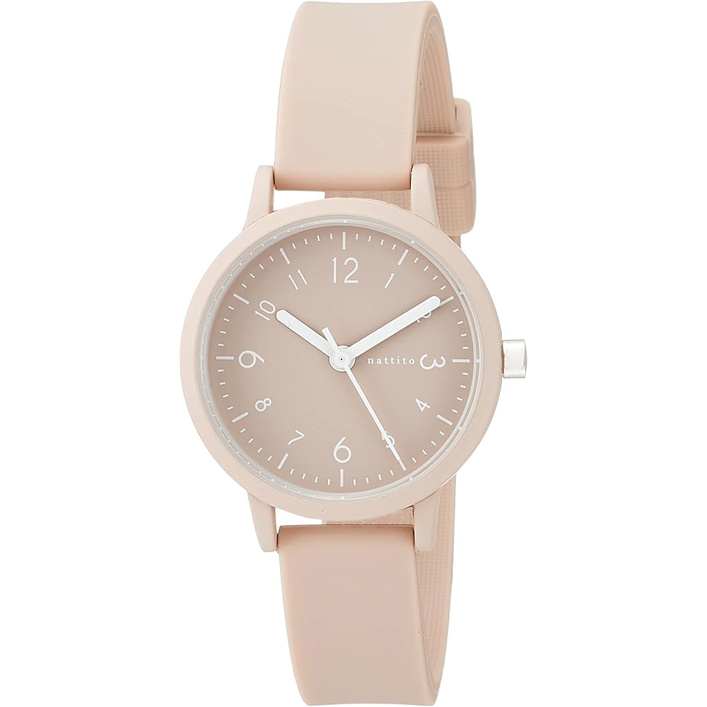 Fieldwork Analog Watch YM006-6 Silicone Strap Beige Women s Small Size