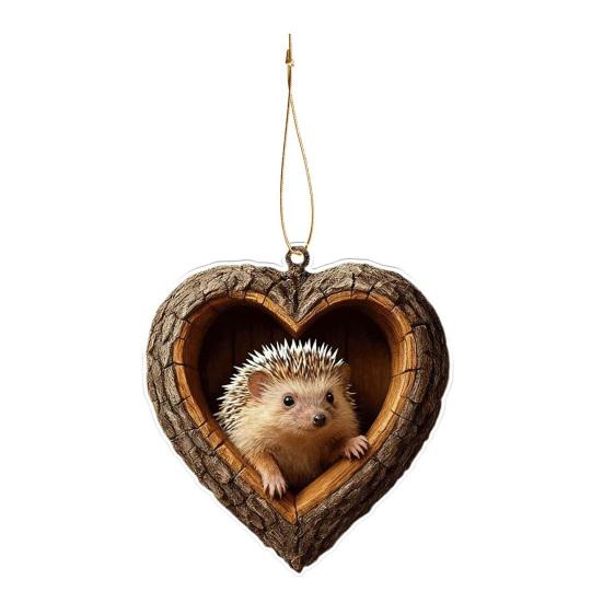 

Лесные животные Рождественские украшения 2D Акриловая Лиса Орел Птицы Украшение Лесной Подвесной Кулон для Рождественской Елки Домашний Декор для Вечеринки O