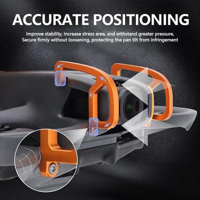 Gimbal Bumper for Dji Avata 2 Drone Guard PTZ Protect Bar Aluminum Alloy Anti-Collision Camera Lens Protector Drone Accessories