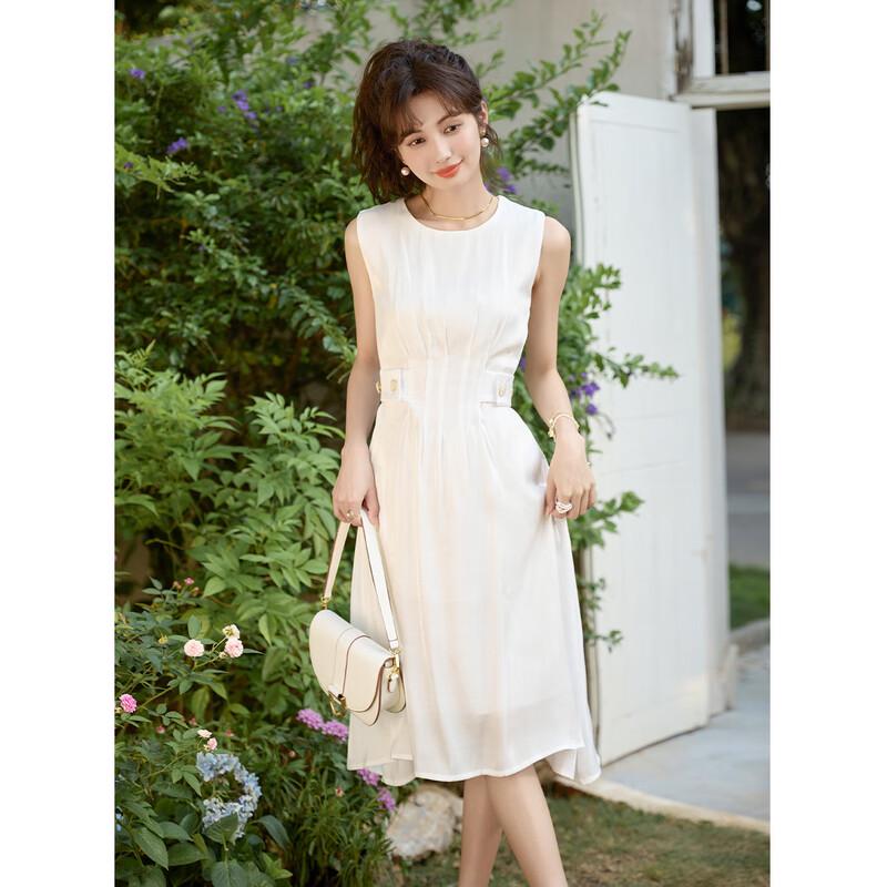 Mokana MKNJD3510 Urban Casual Sleeveless A-Line Midi Dress