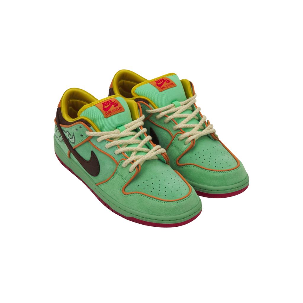 Nike Dunk Low SB Rodeo Unisex-Sneakers Grün Turmalin Barockbraun HF3058-300
