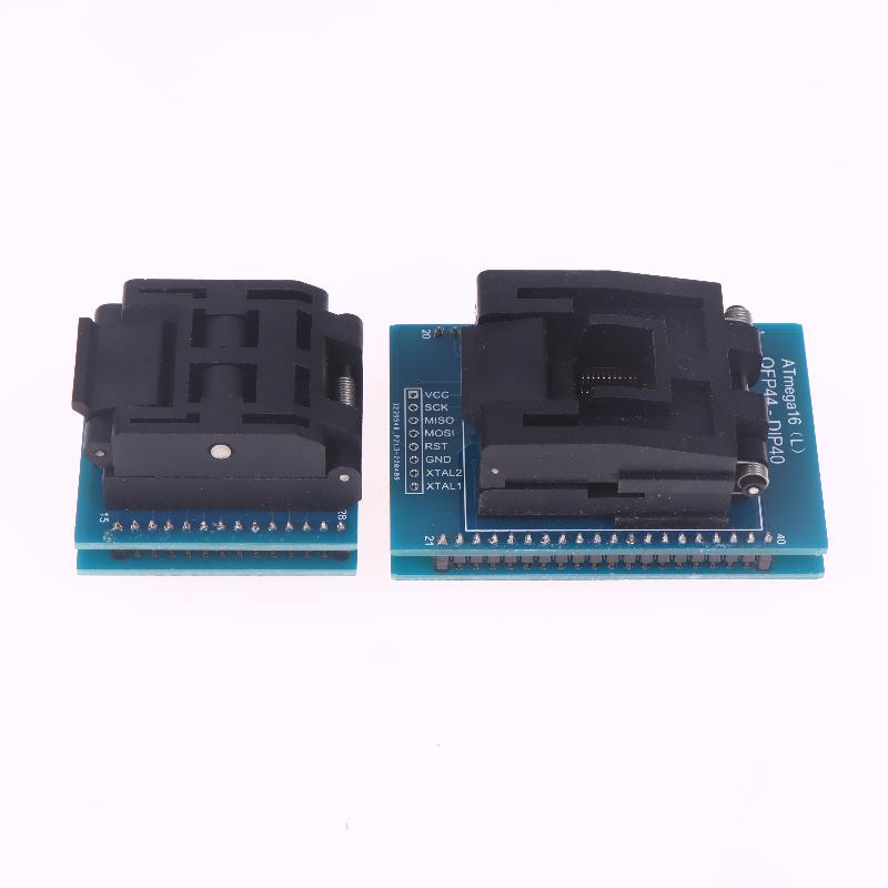 Tqfp32 To Dip28 Tqfp44 To Dip40 Avr Programmer Adapter Chip Test Socket Burning Seat Integrated Circuits