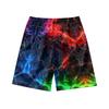 European And American Dark Natural Lightning Element Men'S Casual Shorts Beach Pants