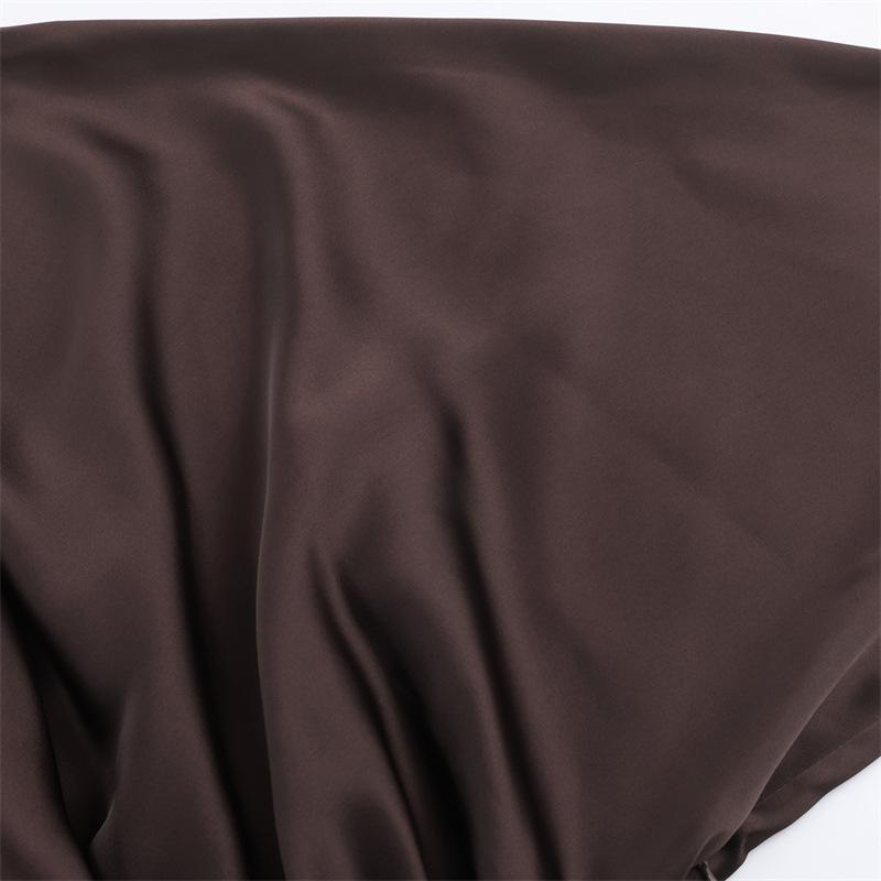 2026 Summer Satin Dress Women Blouse Dress Long Sleeve Casual Lace Up Party Mini Dress For Party Ladies Sexy Short Vestidos