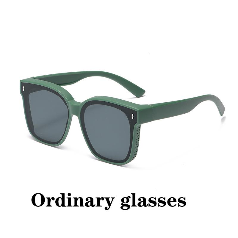 Fashion Square Sunglasses Cover Over Prescription Glasses Vintage Style for Men Women Fishing Driving Eyewear