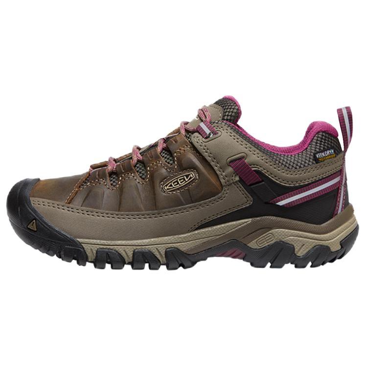 KEEN Targhee 3 WP Амортизирующие, Нескользящие и Износостойкие Низкие Туристические Треккинговые Ботинки Женские Коричневые 1018177 35.5