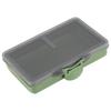 2PCS Fishing Bait Storage Box Small Accessories Storage Box with Dividers for Tackle Accessories