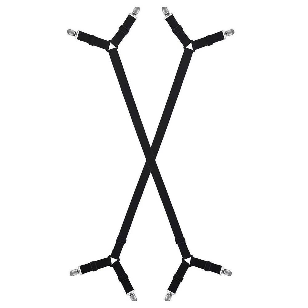 

4/8/12 Clips Adjustable Elastic Bed Sheet Holder Mattress Clip Fasteners Cover Blankets Non-Slip Fixing Strap Grippers Universal