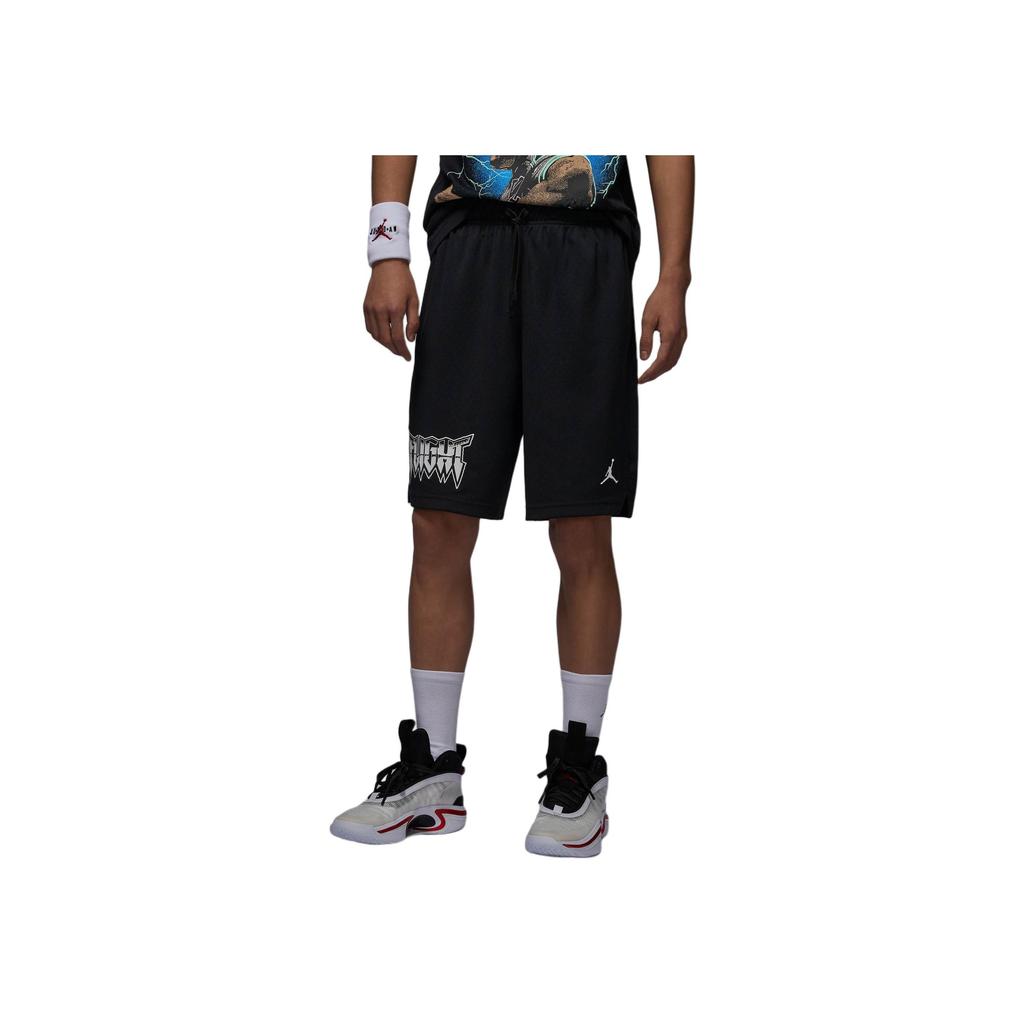 Jordan Breathable Quick-Dry Logo Letter Print Casual Shorts Men Shorts Black FN5859-010