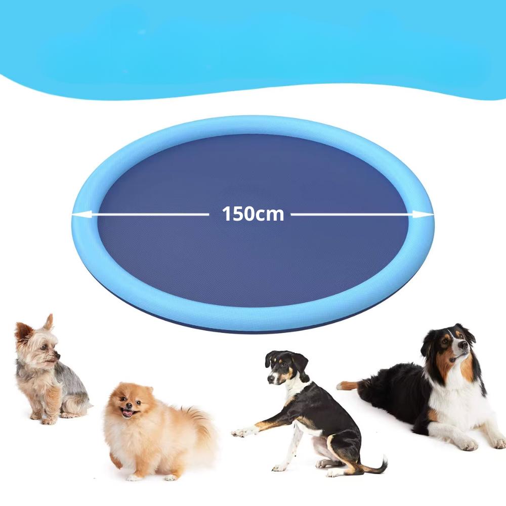 Swimming pool cooling mat sprinkling dog animal fountain paddling pool 150 cm PetJet