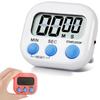 RuiMi Multifunctionele Elektronische Timer, Digitale Keukentimer met Magneet, 99 Minuten 59 Seconden, Grote LCD Digitale Timer, Luid Geluid, Groot Scherm,