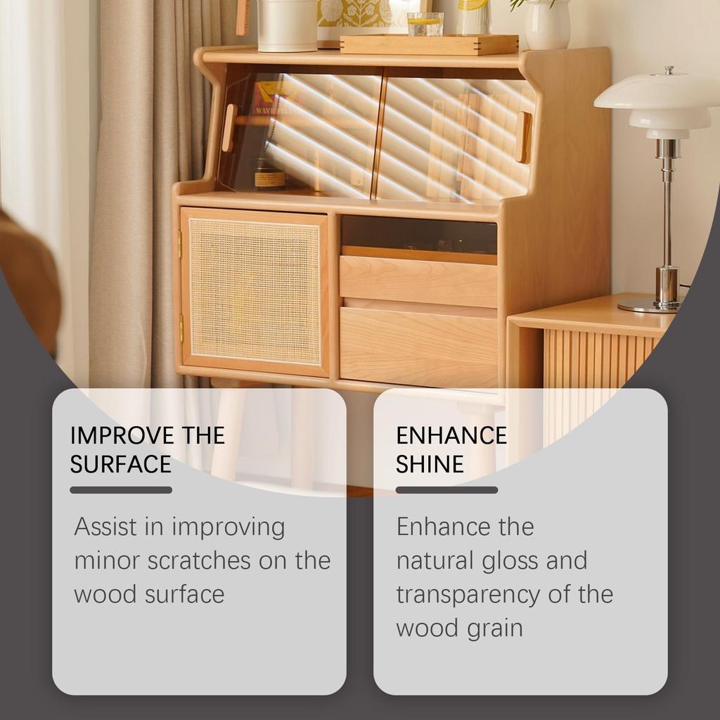 Wood Care Wax, Scratch , Enhancement, Solid Wood Composite Universal Anti-cracking Home Maintenance Set