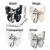 8 Pcs Plastic Butterfly Wall Hooks Wall Mounted Self Adhesive Butterfly Storage Hanger Moisture-proof Decorative Key Holder