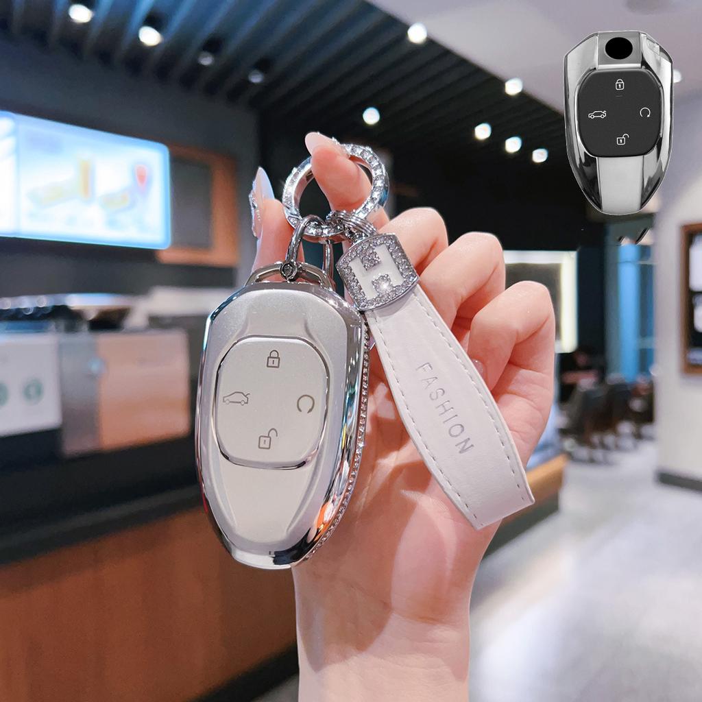 TPU Car Key Case Remote Cover Shell Holder Keychain Protector Fob For GAC Trumpchi Empow J11 J12 J13 J15 J16 GS8 GS4 GS3 Emzoom