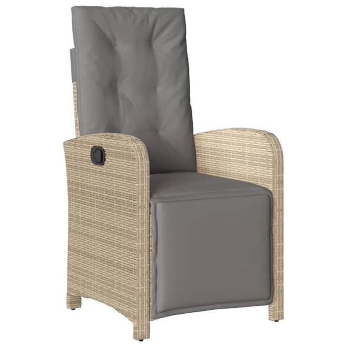 VidaXL Garden Dining Set with Cushions 5 Pcs, Patio Chairs and Table, Terrace Furniture, Modern, Beige 3212593