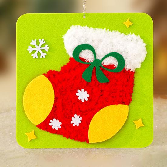 DIY Christmas Embroidery Kit Cute Tree/Stocking/Santa Embroidery Stitching Projects Xmas Sewing Craft Kit