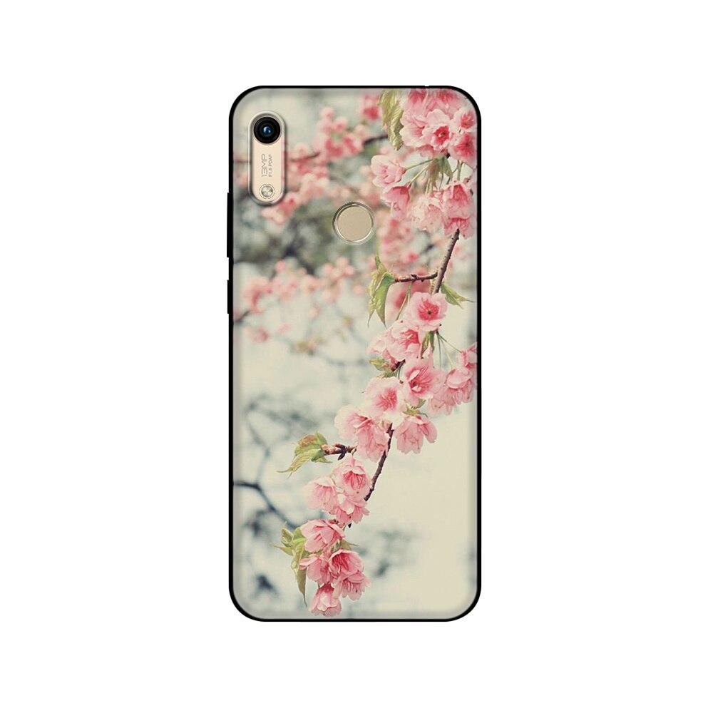 Für Honor 8A Hülle Für huawei Honor 8A prime Hülle Silikon TPU Rückseite Handyhülle schwarze TPU Hüllepink Anime Weltraum Auto