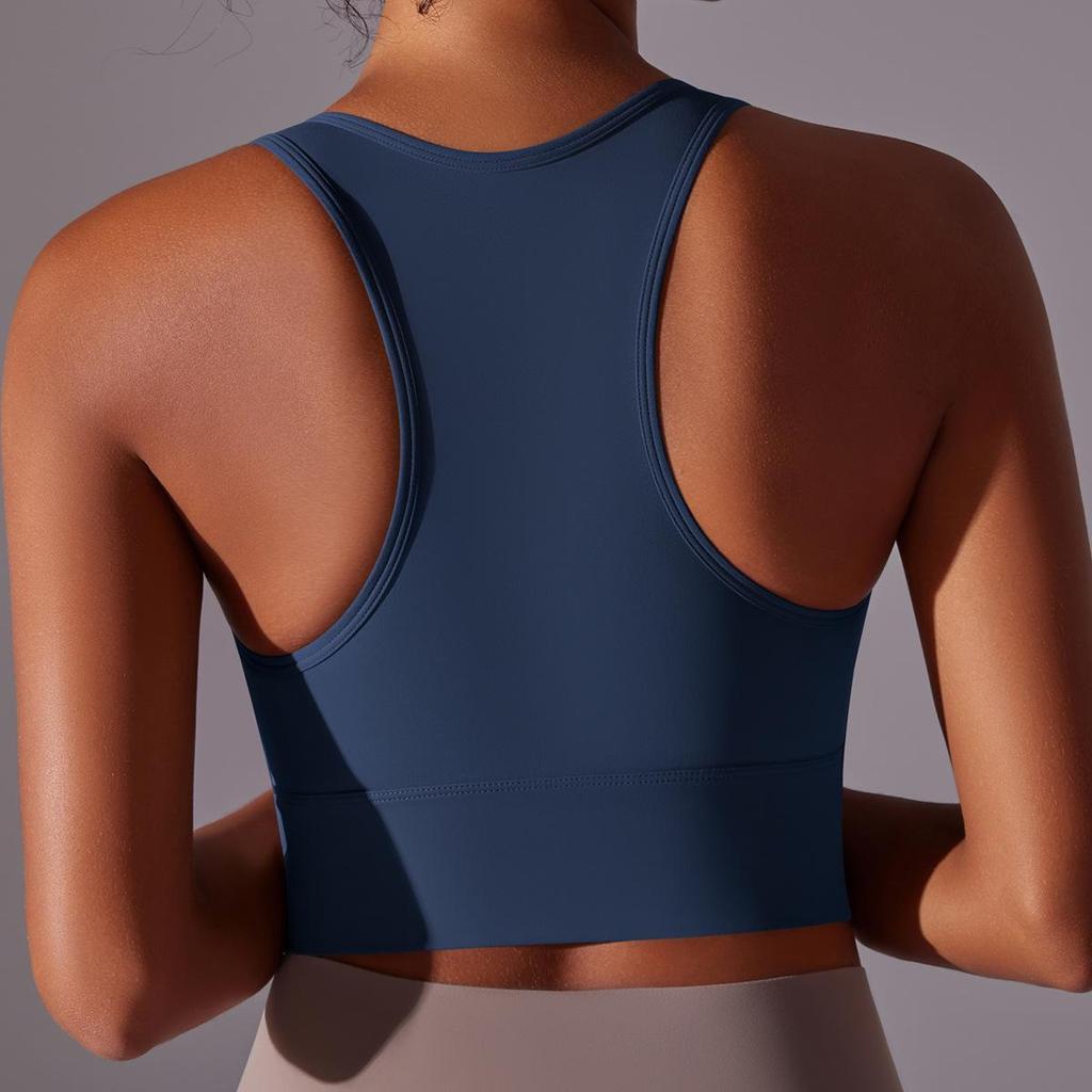 Damers högintensiva stötsäkra yoga-väst och sport-bh