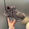 Women S Retro Chunky Sneakers Thick Sole Breathable Casual Shoes