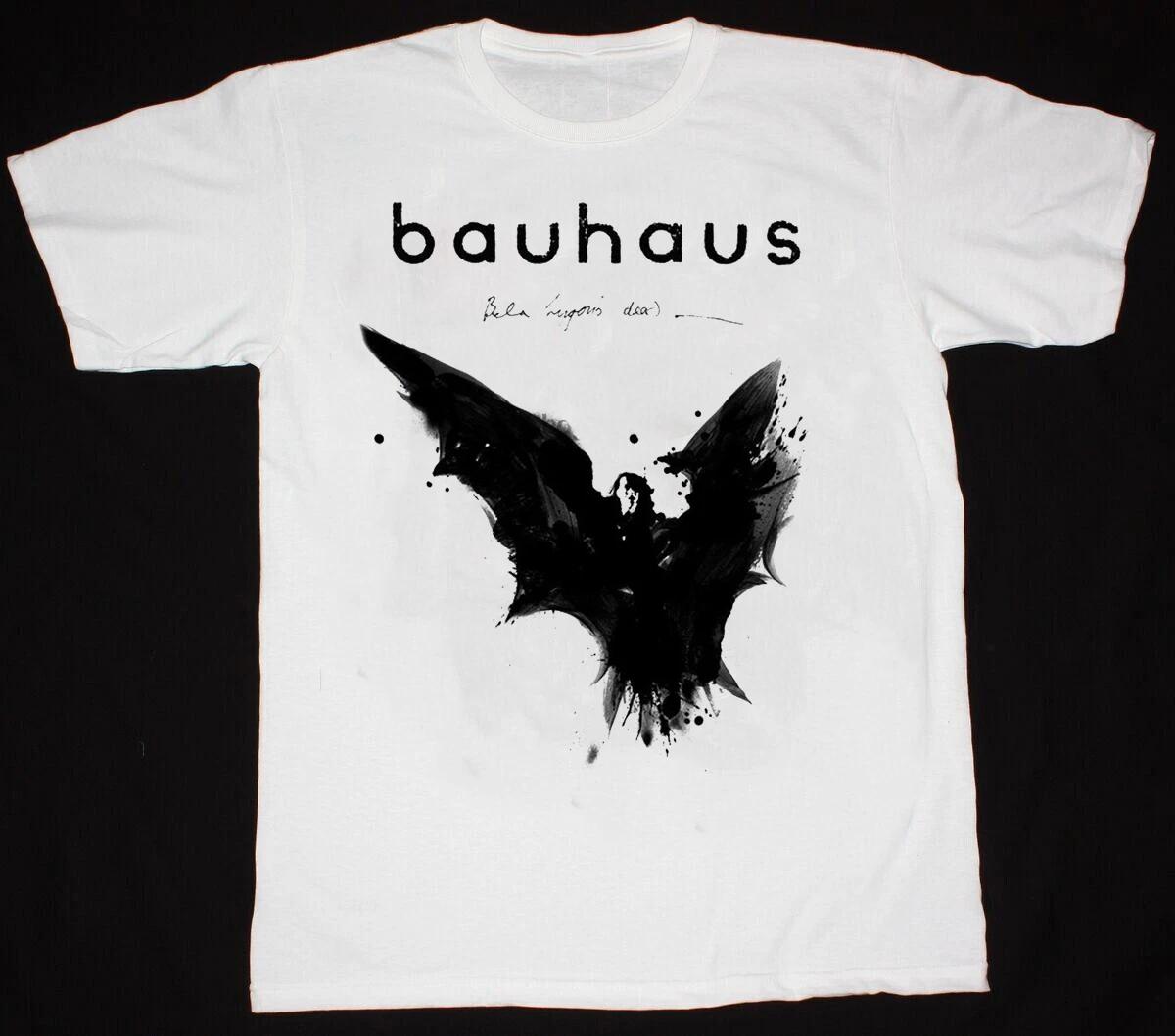 Retro Bauhaus Band Heavy Cotton White T Shirt S-5XL SE848 Unisex T-Shirt M