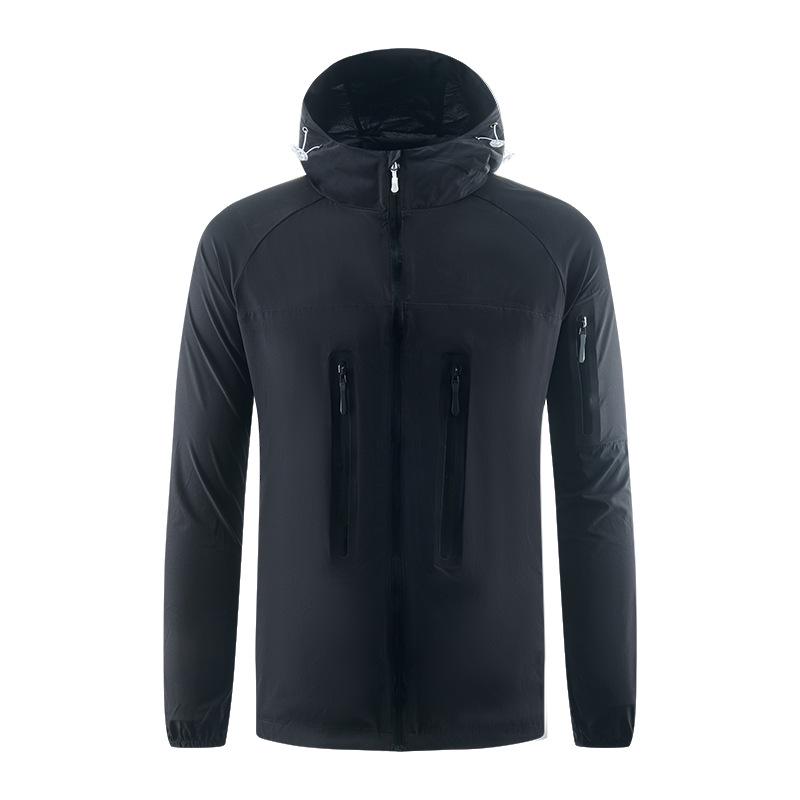 

Рубашка для рыбалки с длинным рукавом в стиле «птица», из ледяного шелка с защитой от УФ-лучей – Легкая и дышащая S чёрный