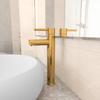 Day and Night - Day and Night Golden Bathroom Mixer Tap 12x30 Cm