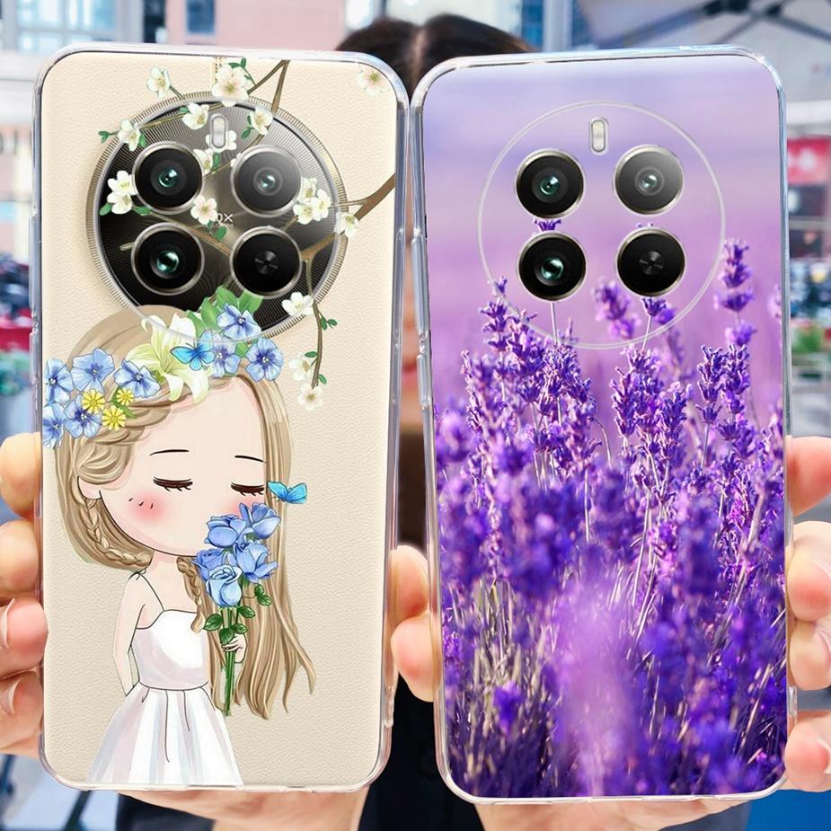 For Realme 12 Pro Plus Case New Fashion Painted Cover Clear Silicone Soft TPU Phone Case For Realme 12 Plus Realme12 Pro + Shell