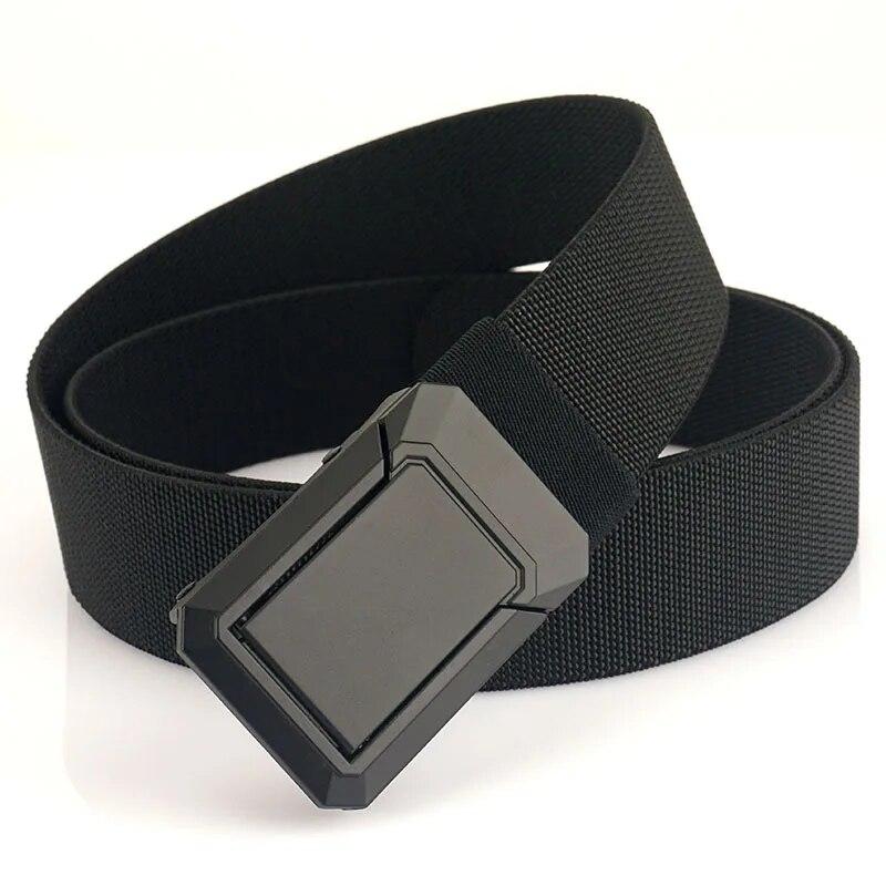 

1 шт. мужской ремень для спорта на открытом воздухе тактический ремень удобный тканый эластичный ремень металлическая пряжка повседневный модный нейтральный ремень мужской ремень 125cm