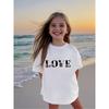 European Sizes A Stylish White Tshirt for Teenage Girls Featuring an Adorable Cartoon Print Design
