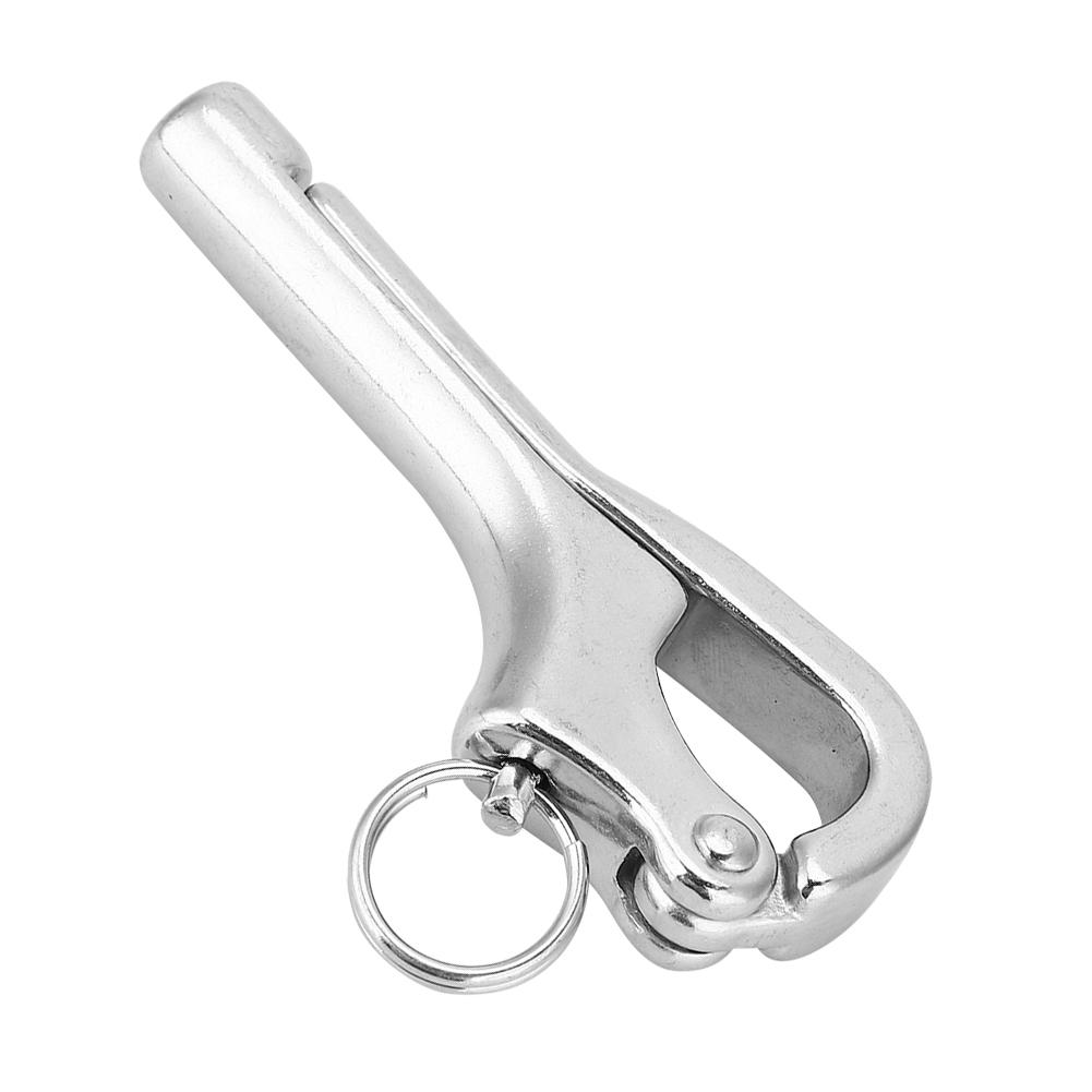 Durable Stainless Steel Quick Release Snap Shackle Leash Hook for Boat Sailing Yacht 4