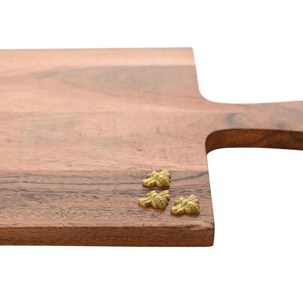 Hestia Acacia Wood Square Cheese Board