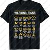 Warnschilder Armaturenbrett Symbole Lustiger Auto Humor T-Shirt