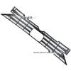 25 BYD Yangwang U9/GT Black Carbon Fiber Windshield Insect Net for Car Exterior Decoration