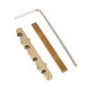 1Set Adjustable Bell Brass Bass Bridge Nut Guitar 38Mm For 4 String Bass Guitar Piano Pillow Accessories