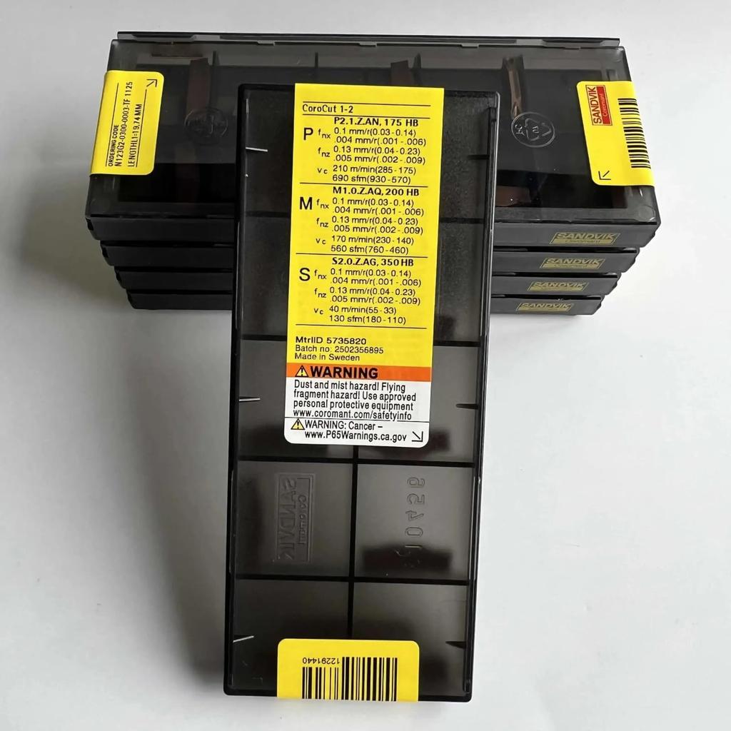 Original Sandvik / N123G2-0300-0003-TF 1125 /Carbide CNC Blade 10 PCS