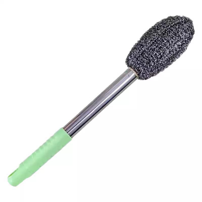 Stainless Steel Long Handle Dishwashing and Toilet Cleaning Brush