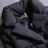 Winter Damenmode Kurz Daunen Baumwollgepolsterte Jacke Anzugkragen Reine Farbe Langarm Mantel Slim Parka Oberbekleidung