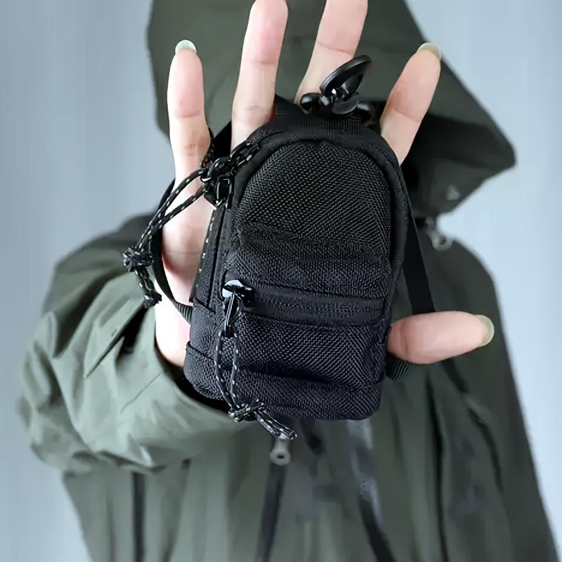 Oxford Cloth Key & Earphone Organizer Bag Breathable, Durable Mini Pouch with Adjustable Strap, Perfect for Coins, Headphones