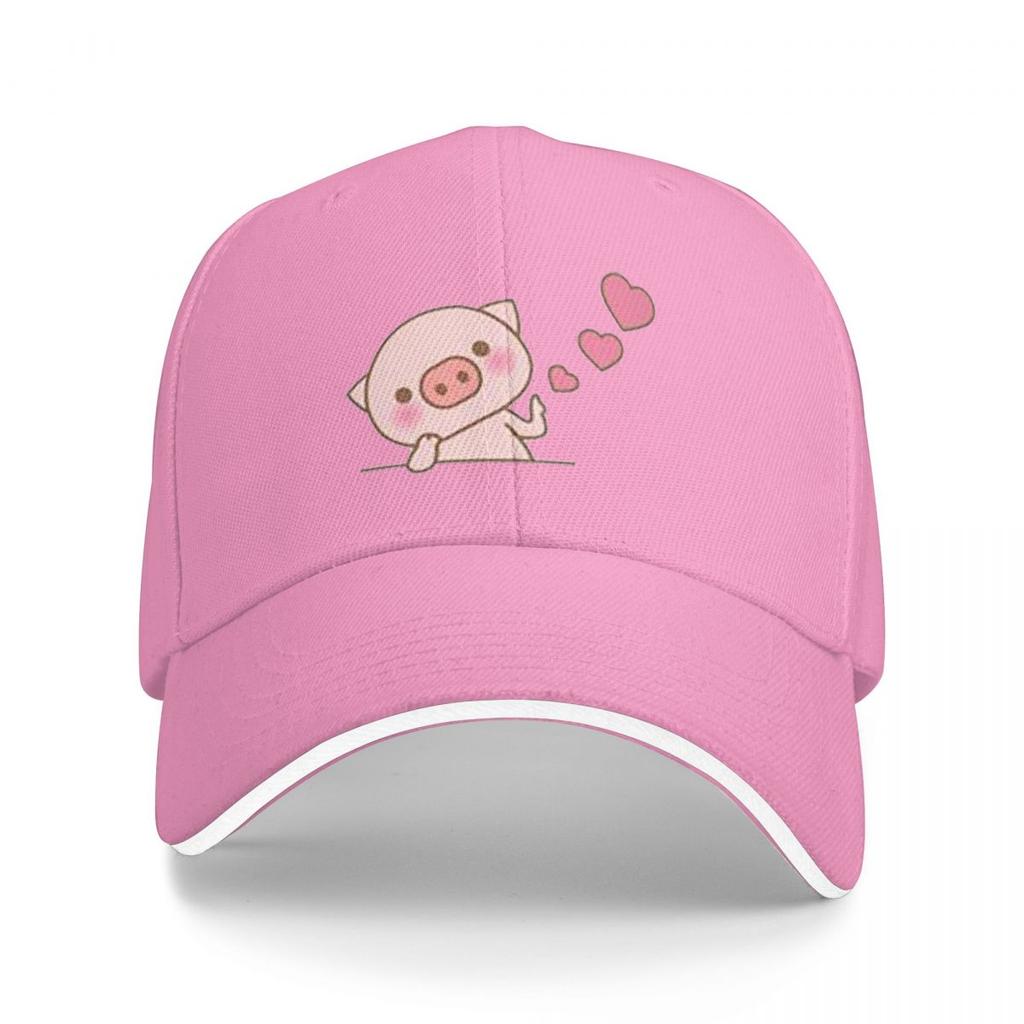 Unisex Baseball Hats Lots Of Little Hearts Pig Emoticon Outdoor Streetwear Summer Sports Baseball Caps Hiphop Cap Casquette Hats